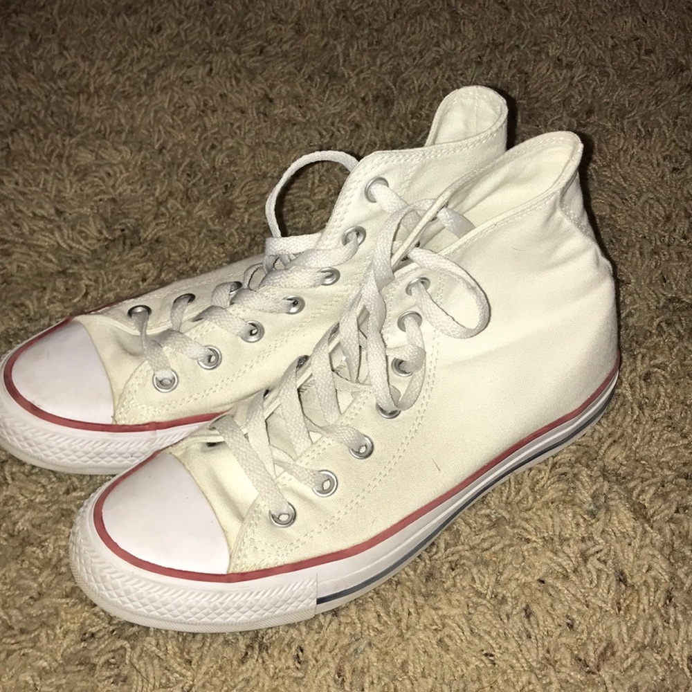 white high top converse